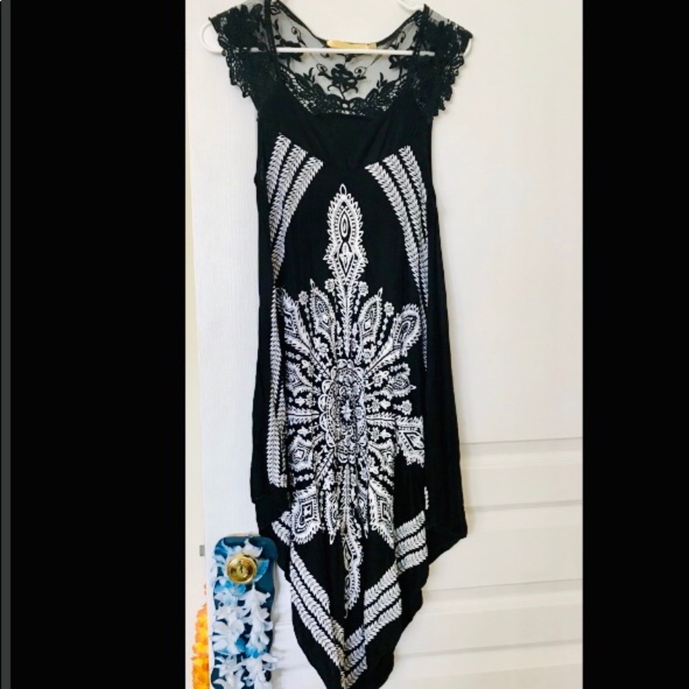 NWOTWomen’s bandanna handkerchief dress.